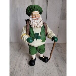 Possible dreams Irish Santa Claus shamrock st Patrick Xmas figure home